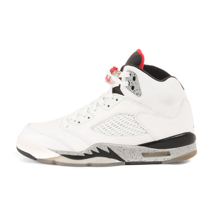 AIR JORDAN 5 RETRO WHITE CEMENT (136027-104)