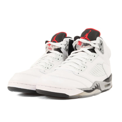 AIR JORDAN 5 RETRO WHITE CEMENT (136027-104)