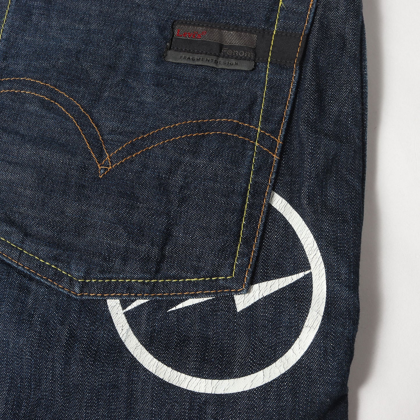 00s ×Levis Fenom ゴールドパッケージ 505-207M デニム クロップドパンツ