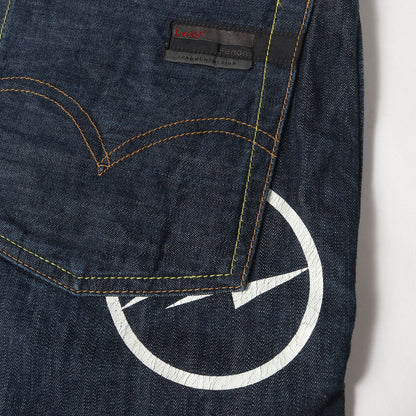 00s ×Levis Fenom ゴールドパッケージ 505-207M デニム クロップドパンツ