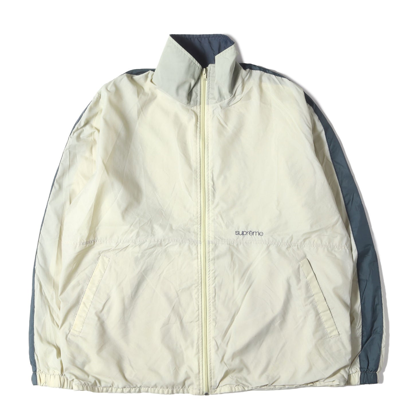 90s 初期モデル クラシックロゴ ナイロン ジップ ジャケット(USA製)