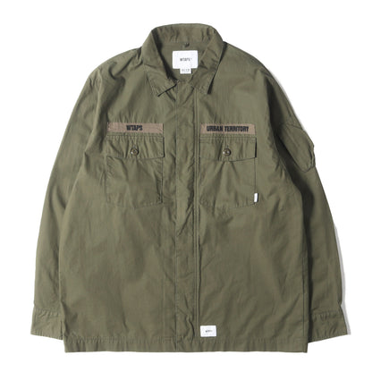 21SS フライヤーズ ヘリクルー シャツジャケット(FLYERS / LS / COTTON．WEATHER)
