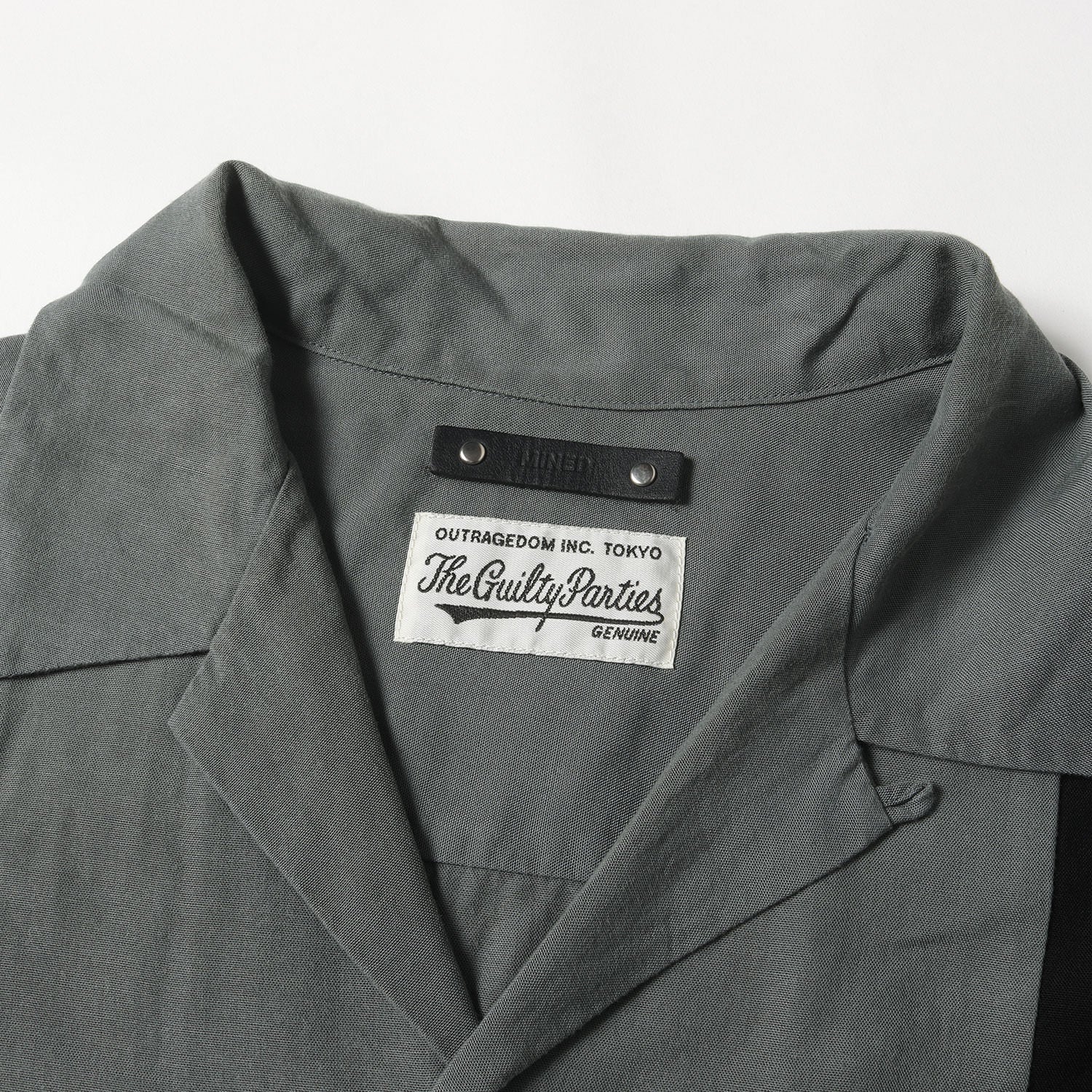 ワコマリア×マインデニム WACKO MARIA×MINEDENIM 22SS オープンカラー  