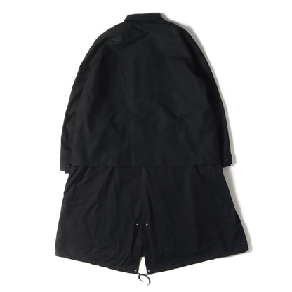 25SS ×WTAPS 再構築 ドッキングデザイン ロングコート(Cotton Back Satin Coat)