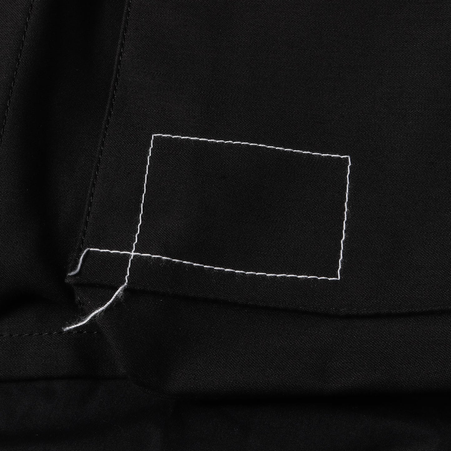 25SS ×WTAPS 再構築 ドッキングデザイン ロングコート(Cotton Back Satin Coat)