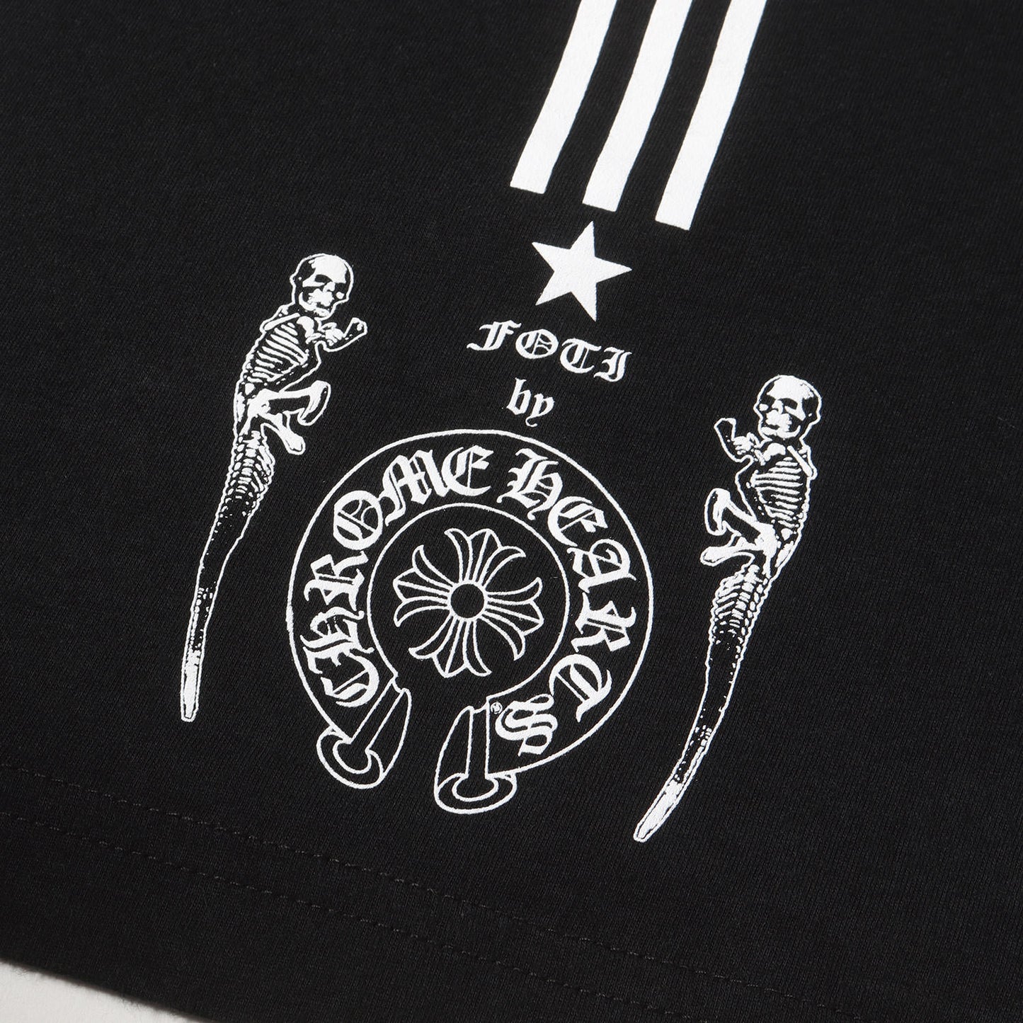 FOTI スカル クルーネック Tシャツ