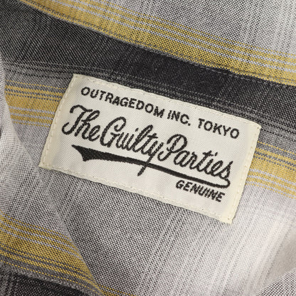 22AW オンブレチェック オープンカラー レーヨン シャツ(OMBRAY CHECK OPEN COLLAR SHIRT L/S)