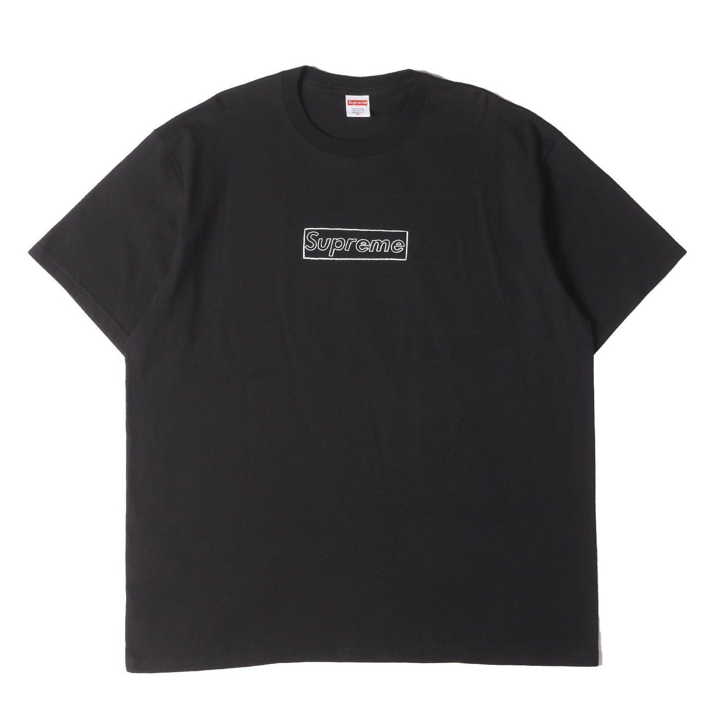 21SS ×KAWS チョークBOXロゴ Tシャツ(Chalk Box Logo Tee)