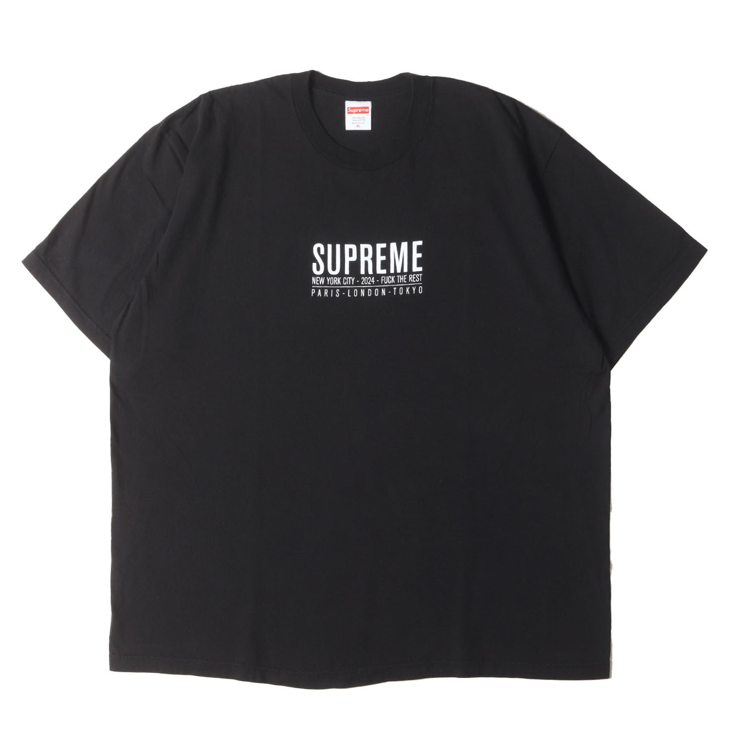 24SS ブランドロゴ クルーネック Tシャツ(Paris Tee)
