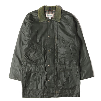 80s 襟コーデュロイ 裏地チェックウール 65/35クロス ハンティングジャケット USA製