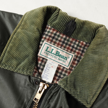 80s 襟コーデュロイ 裏地チェックウール 65/35クロス ハンティングジャケット USA製
