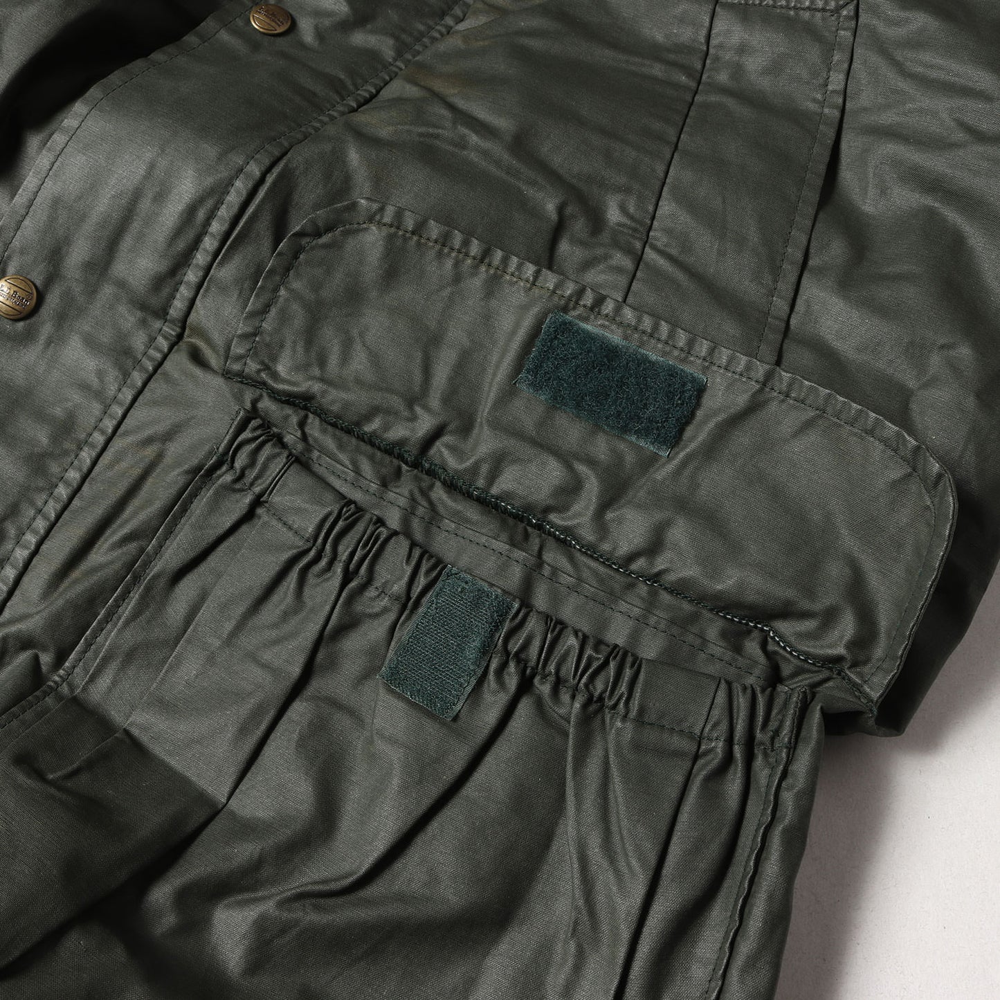 80s 襟コーデュロイ 裏地チェックウール 65/35クロス ハンティングジャケット USA製