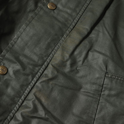 80s 襟コーデュロイ 裏地チェックウール 65/35クロス ハンティングジャケット USA製