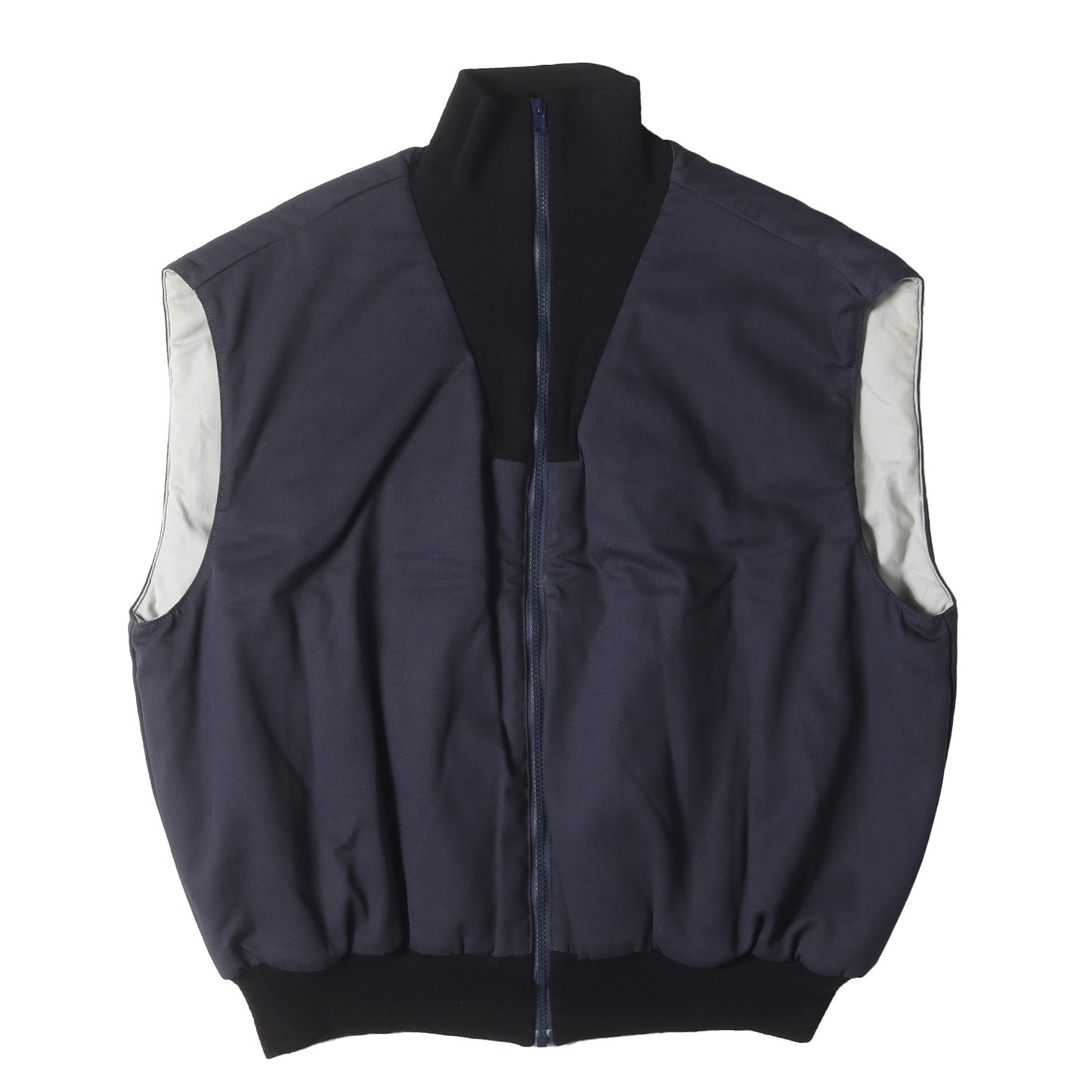 00s ハイネック ニットリブ 中綿 ジップ ベスト / カナダ製 ARTEX SPORTSWEAR