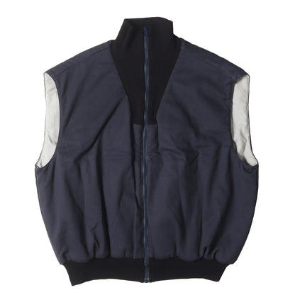 00s ハイネック ニットリブ 中綿 ジップ ベスト / カナダ製 ARTEX SPORTSWEAR