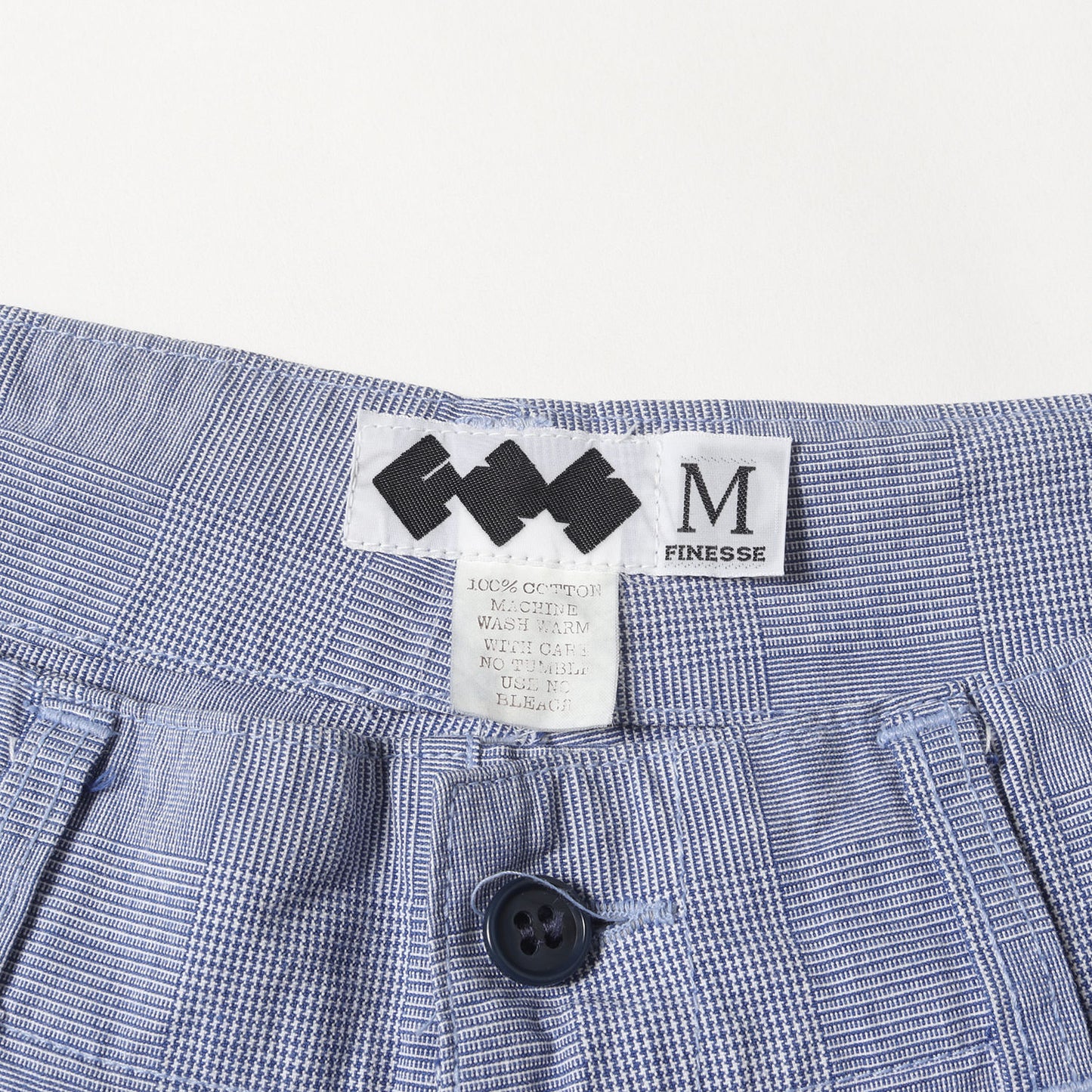 90s ×GOODENOUGH グレンチェック コットン ショーツ