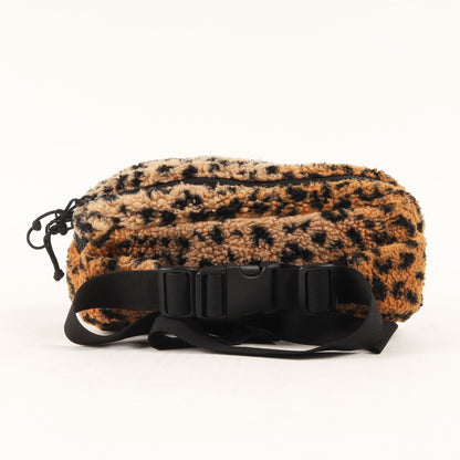 レオパード フリース ウエストバッグ(Leopard Fleece Waist Bag)
