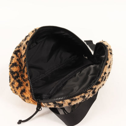 レオパード フリース ウエストバッグ(Leopard Fleece Waist Bag)