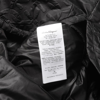 ガンチーニ モノグラムエンボス 中綿 シャツジャケット