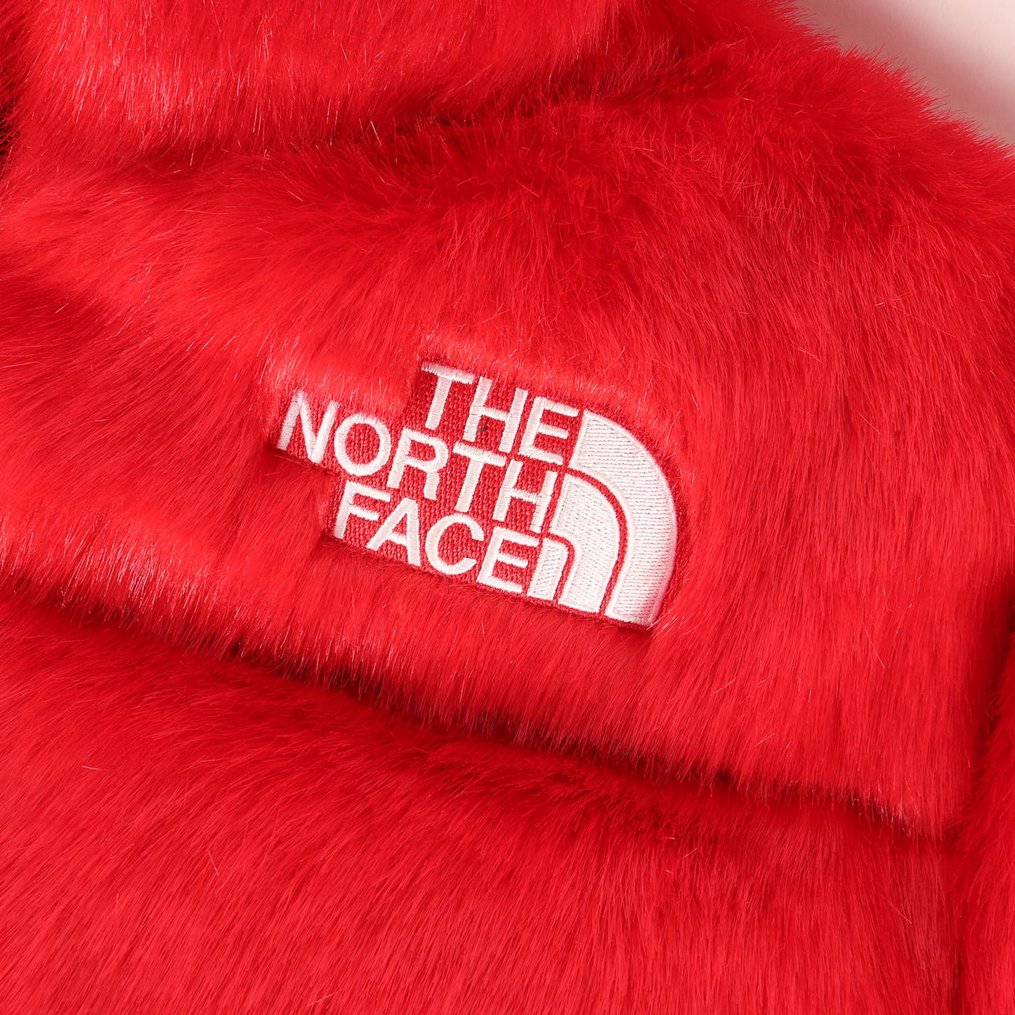 ×THE NORTH FACE フェイクファー ヌプシ ダウンジャケット(Faux Fur Nuptse Jacket)