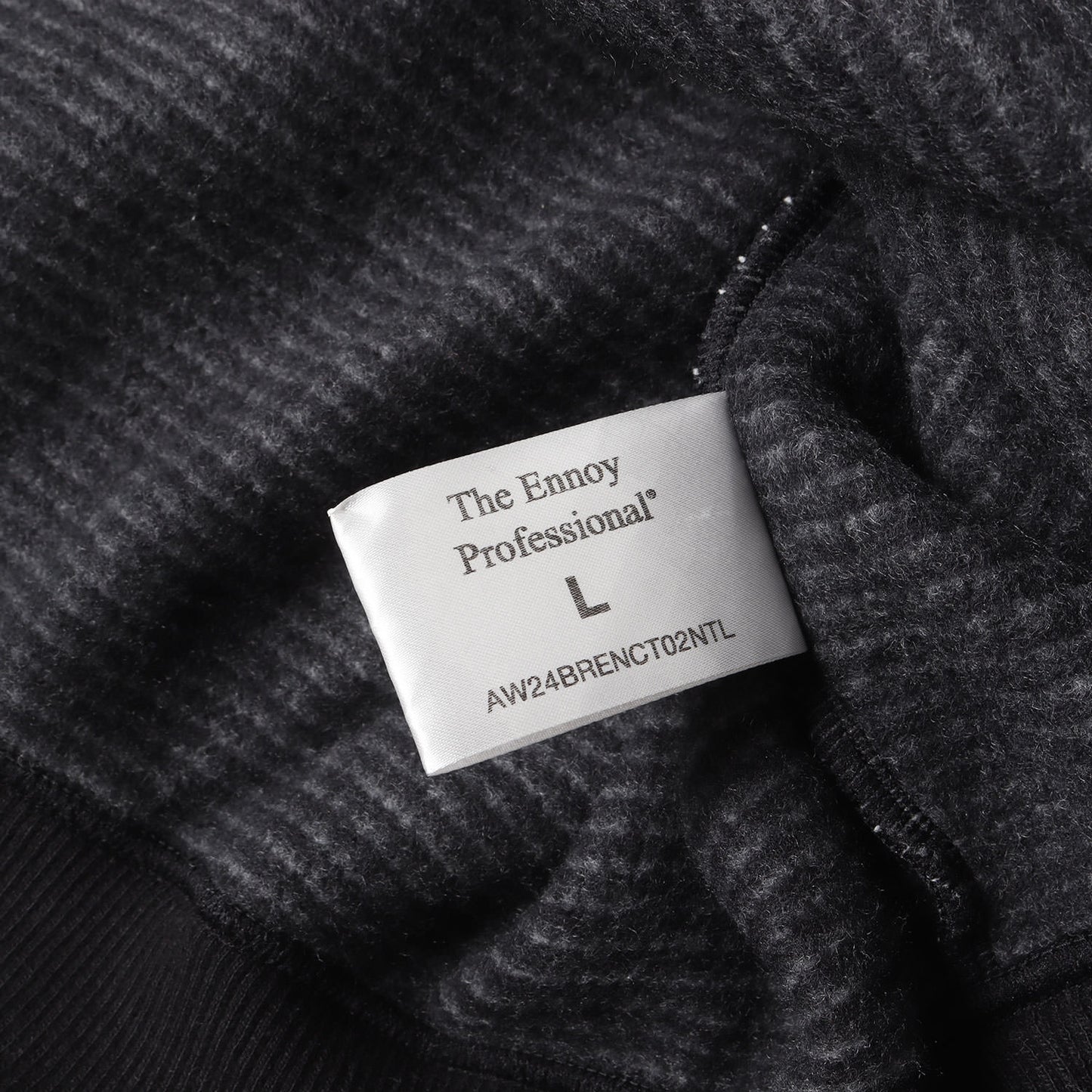 24AW ロゴ刺繍 ボーダー スウェットパーカー(Border Hoodie Sweat)