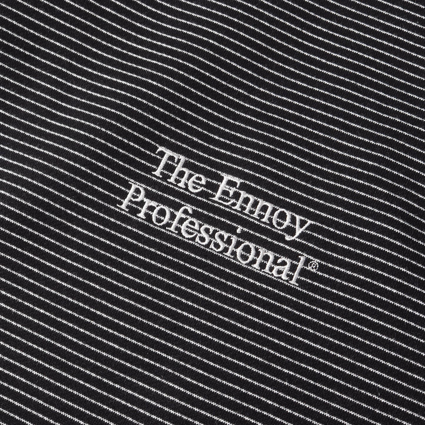 24AW ロゴ刺繍 ボーダー スウェットパーカー(Border Hoodie Sweat)