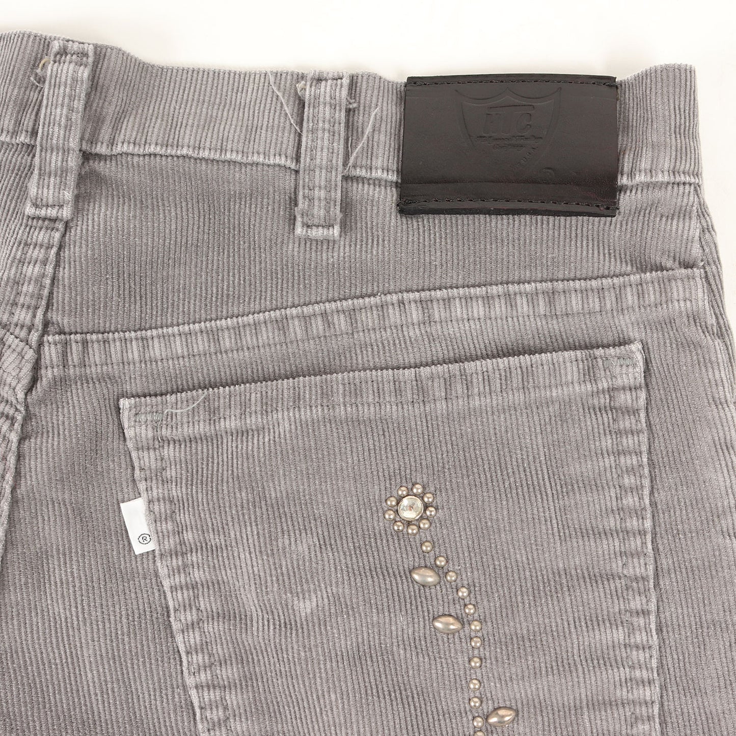 古着リメイク フラワースタッズ Levi's 517 コーデュロイパンツ