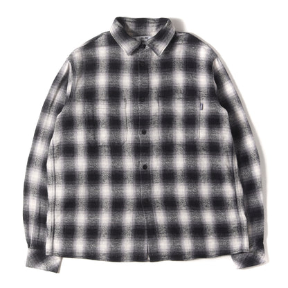 23AW オンブレチェック ヘビー チェックネルシャツ(L/S CHECK WORK SHRIT)
