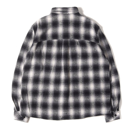 23AW オンブレチェック ヘビー チェックネルシャツ(L/S CHECK WORK SHRIT)