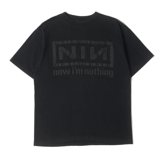 90s Nine Inch Nails Now Im nothing 発泡プリント Tシャツ(All Sportボディ / USA製)