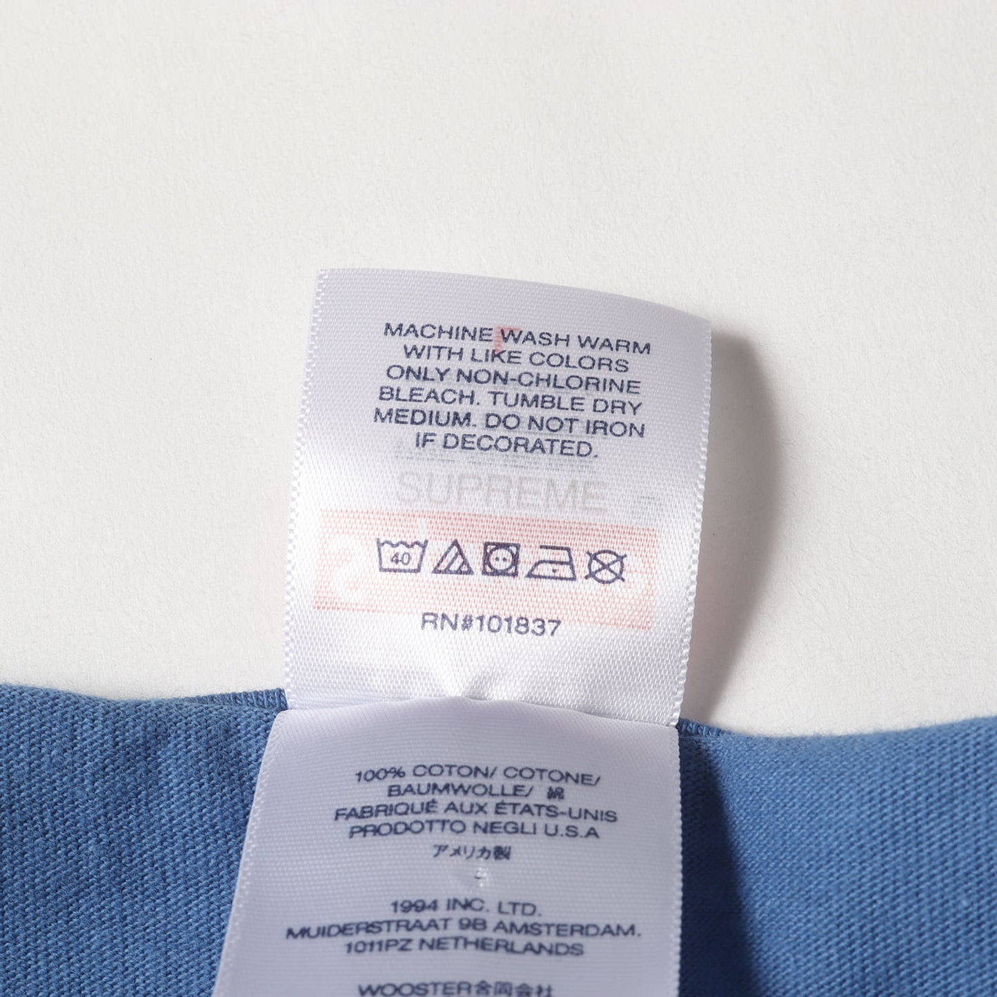 23SS モーションロゴ クルーネック Tシャツ(Motion Logo Tee)