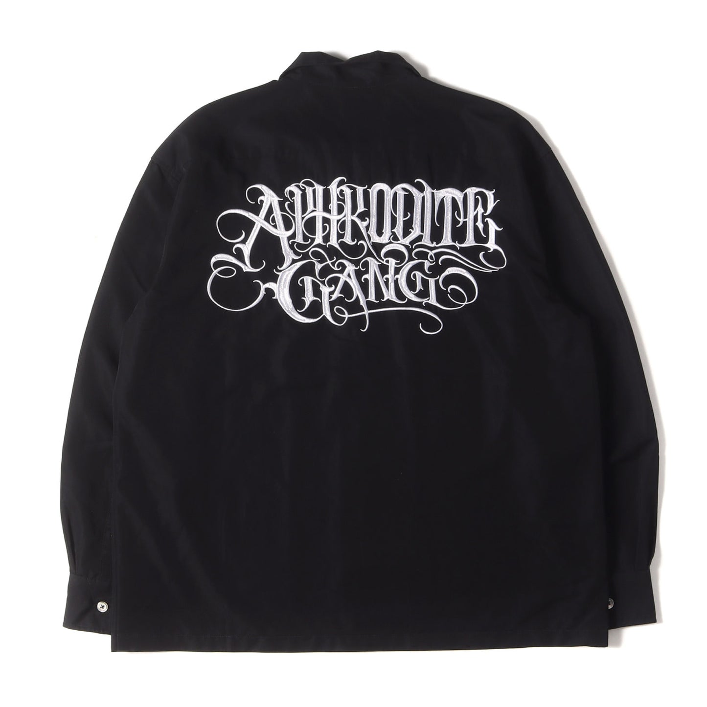 23AW APHRODITE GANG HOLDINGS クラシックロゴ オープンカラー シャツ(LOGO L/S OPEN COLLAR SHIRT)