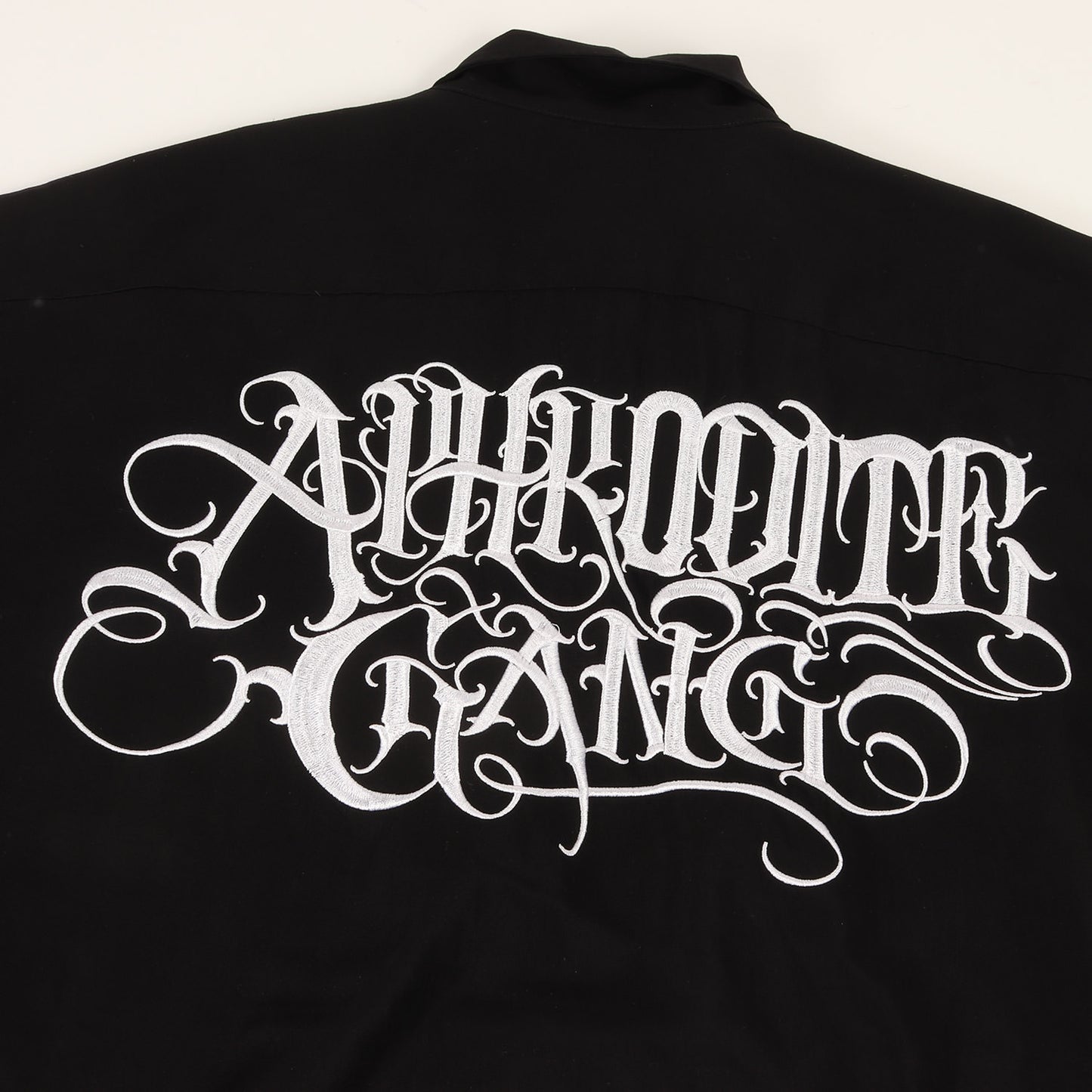 23AW APHRODITE GANG HOLDINGS クラシックロゴ オープンカラー シャツ(LOGO L/S OPEN COLLAR SHIRT)