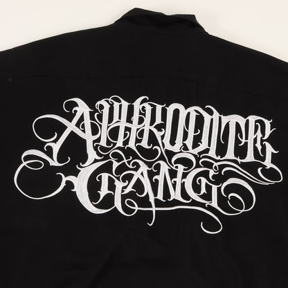 23AW APHRODITE GANG HOLDINGS クラシックロゴ オープンカラー シャツ(LOGO L/S OPEN COLLAR SHIRT)