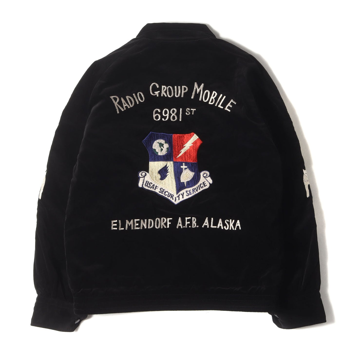 港商スペシャル リバーシブル 別珍 襟付き アラスカジャン