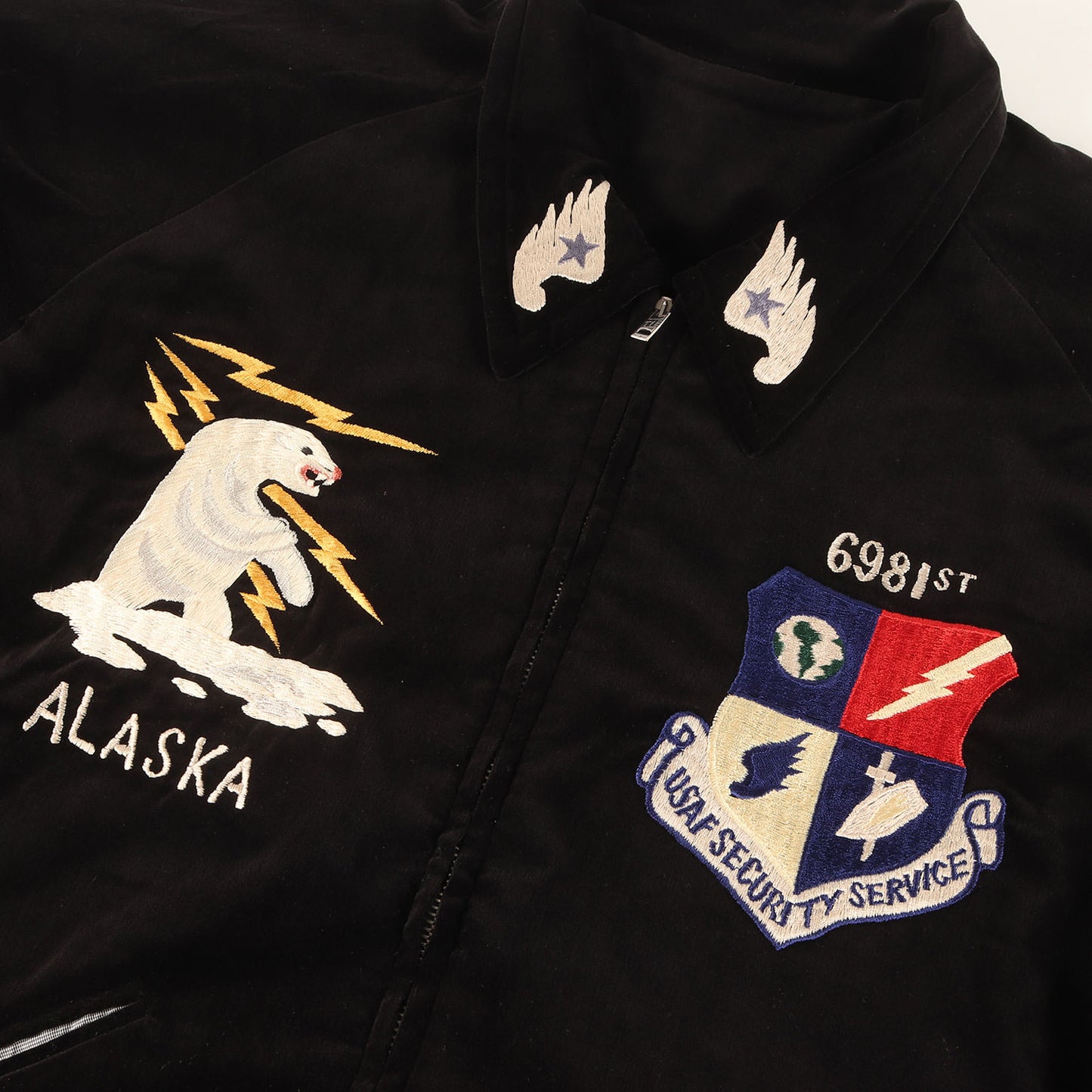 港商スペシャル リバーシブル 別珍 襟付き アラスカジャン