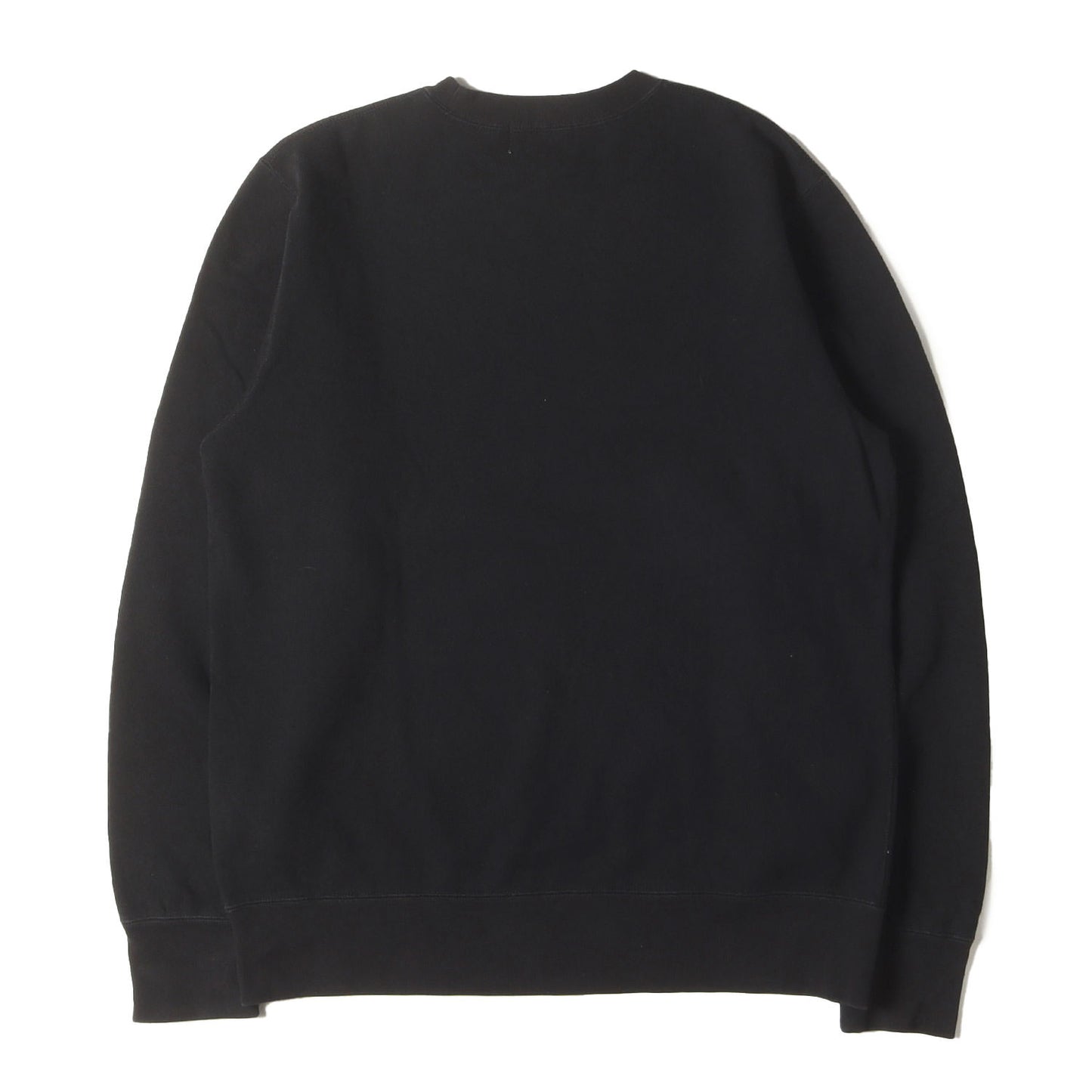 猿顔 ワンポイント クルーネック スウェット