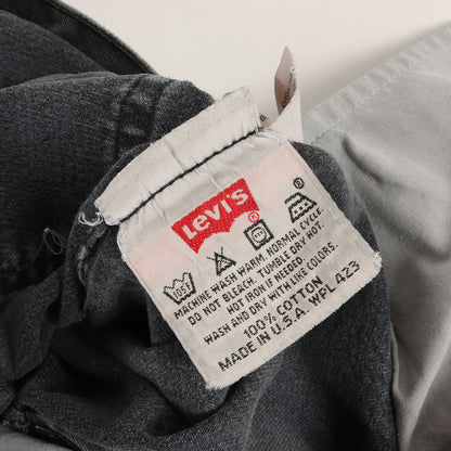 90s 501 後染め ブラック デニムパンツ(501-0660 / USA製)