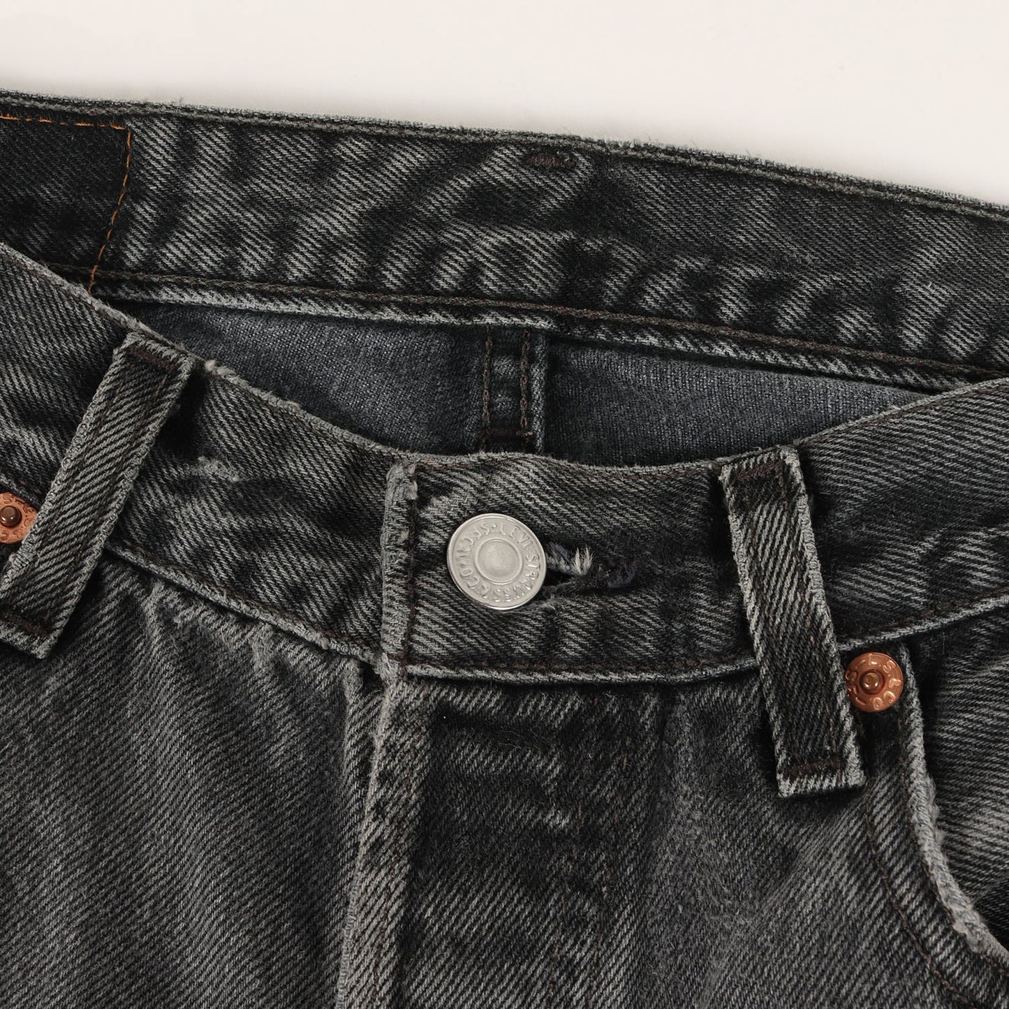 90s 501 後染め ブラック デニムパンツ(501-0660 / USA製)