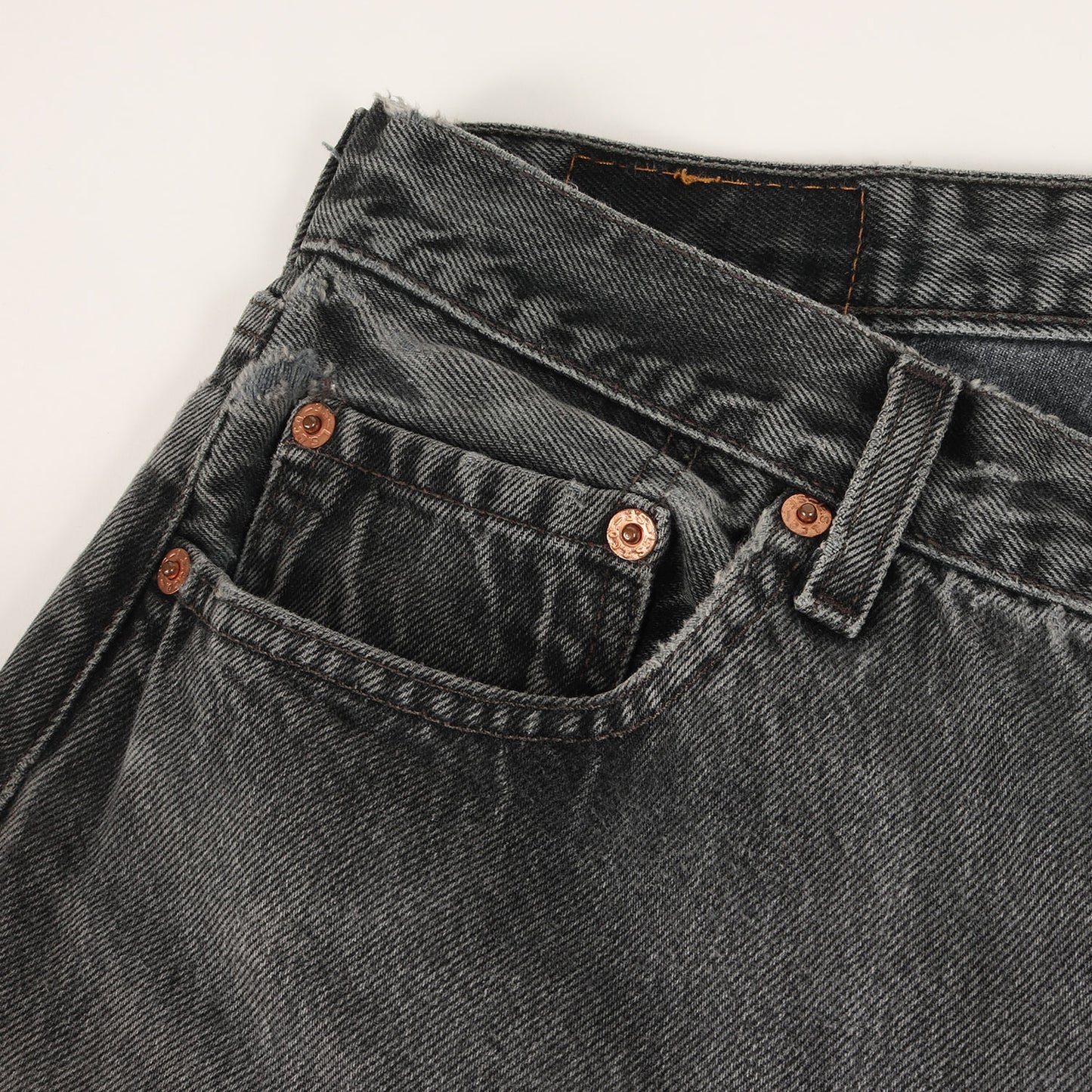 90s 501 後染め ブラック デニムパンツ(501-0660 / USA製)