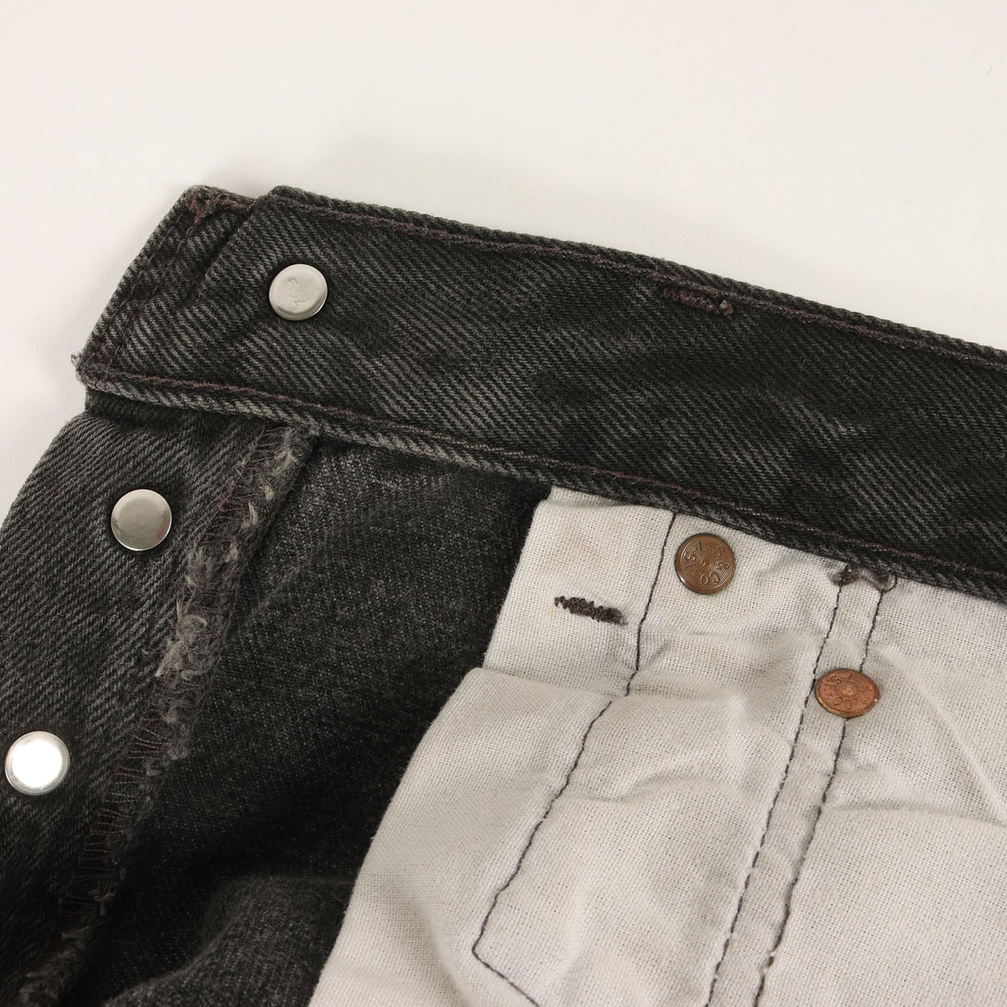 90s 501 後染め ブラック デニムパンツ(501-0660 / USA製)