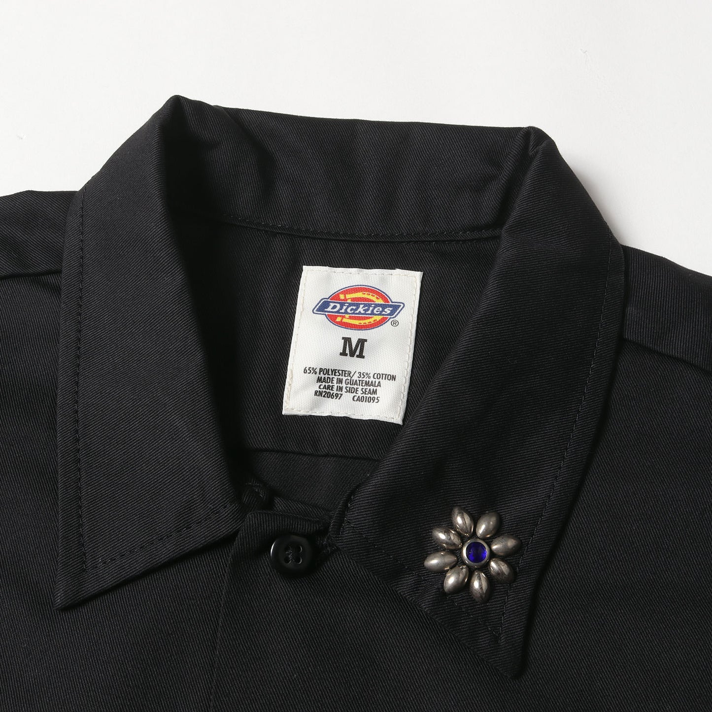×HTC フラワースタッズ ワーク 半袖シャツ(S/S Work Shirt Flower Stone)