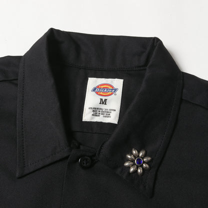 ×HTC フラワースタッズ ワーク 半袖シャツ(S/S Work Shirt Flower Stone)