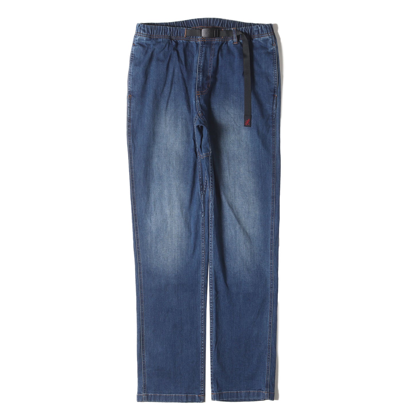 ヴィンテージ加工 ナロー ストレッチ デニム イージーパンツ(STRETCH DENIM NN-PANTS)
