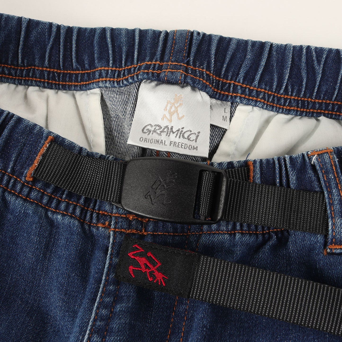 ヴィンテージ加工 ナロー ストレッチ デニム イージーパンツ(STRETCH DENIM NN-PANTS)