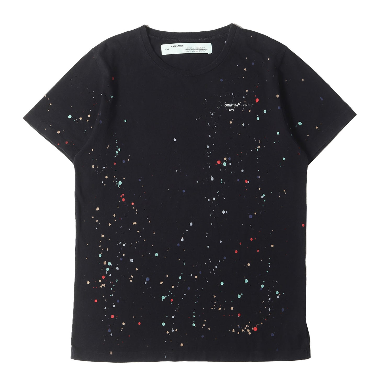 スプラッシュ プリント Tシャツ