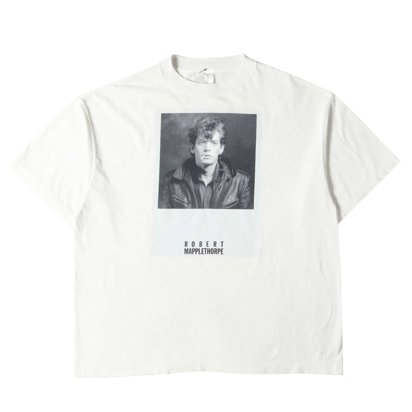 25SS ×Robert Mapplethorpe ヴィンテージ加工 フォトプリント Tシャツ(MT_SS TEE/PORTRAIT)