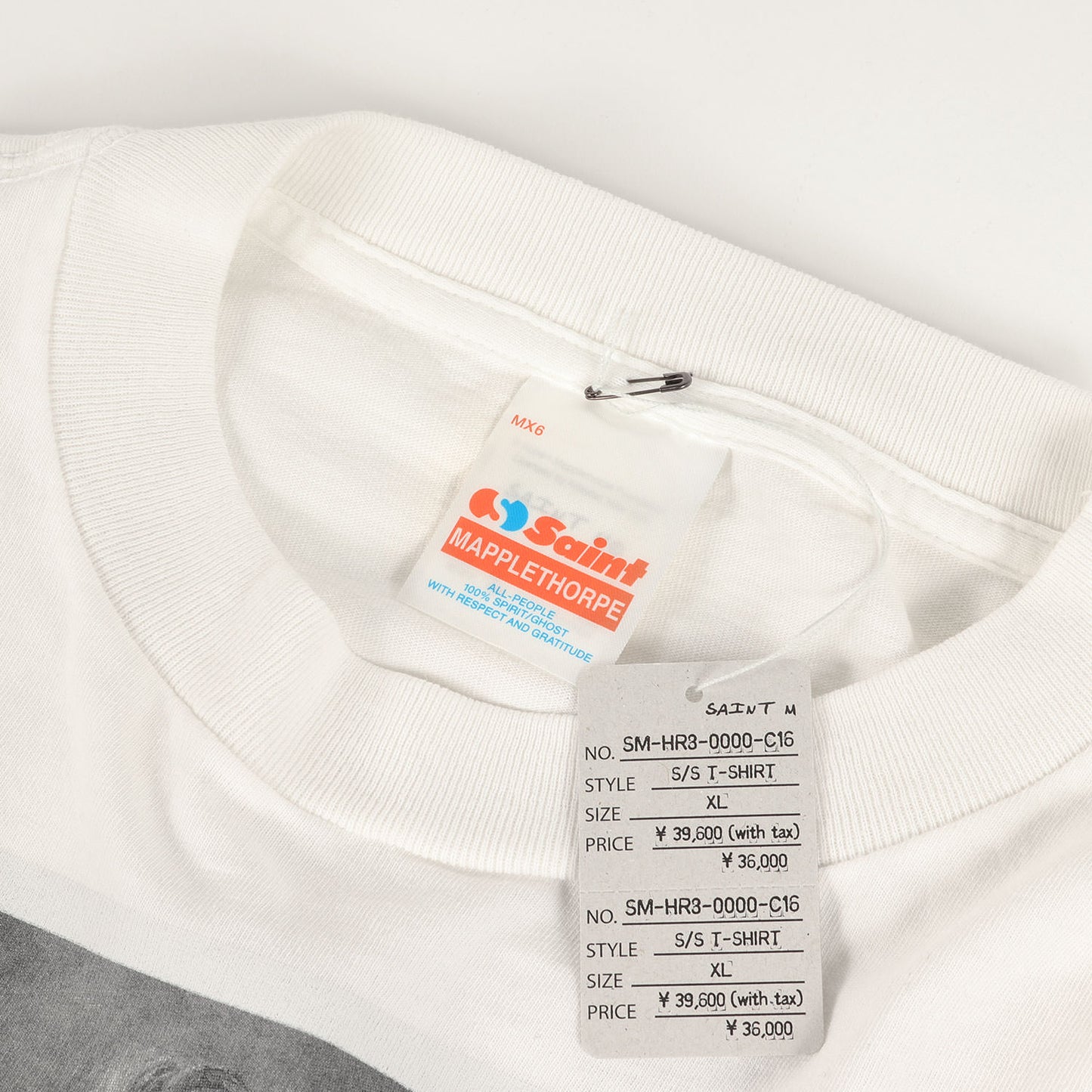 25SS ×Robert Mapplethorpe ヴィンテージ加工 フォトプリント Tシャツ(MT_SS TEE/PORTRAIT)