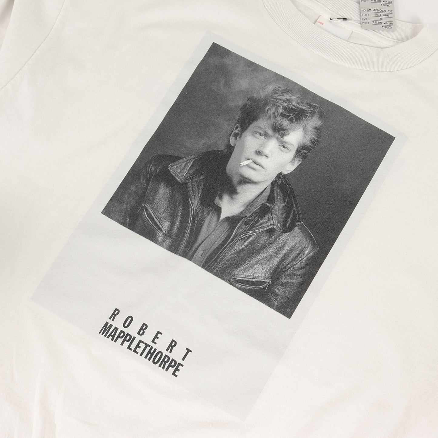 25SS ×Robert Mapplethorpe ヴィンテージ加工 フォトプリント Tシャツ(MT_SS TEE/PORTRAIT)