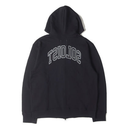 25SS ×NEW ERA ロゴプリント フルジップ スウェットパーカー